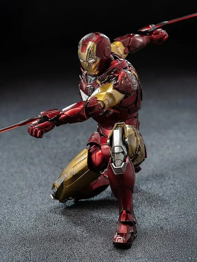 threezero Iron Man Mark 6 Battle-Scarred DLX Figure & Accessories