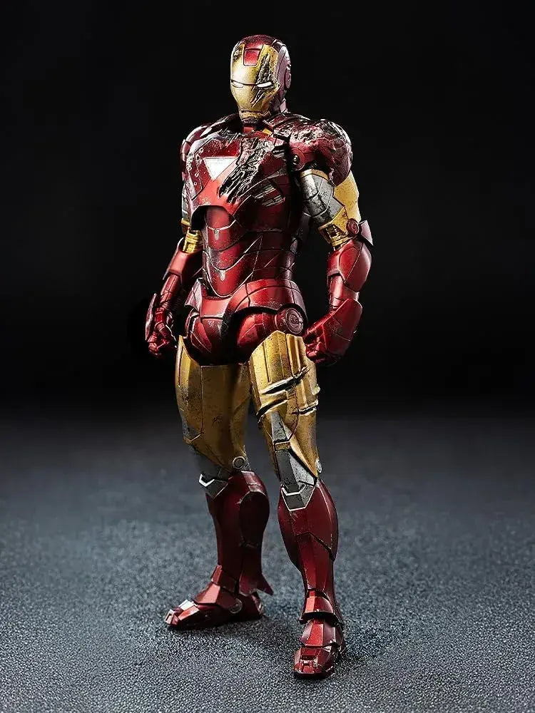 threezero Iron Man Mark 6 Battle-Scarred DLX Figure & Accessories