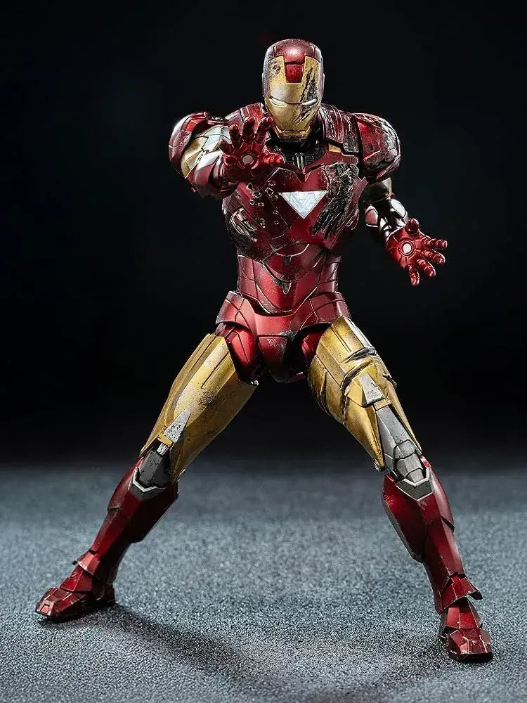 threezero Iron Man Mark 6 Battle-Scarred DLX Figure & Accessories