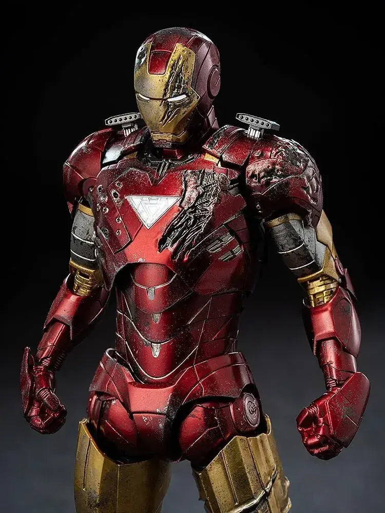 threezero Iron Man Mark 6 Battle-Scarred DLX Figure & Accessories
