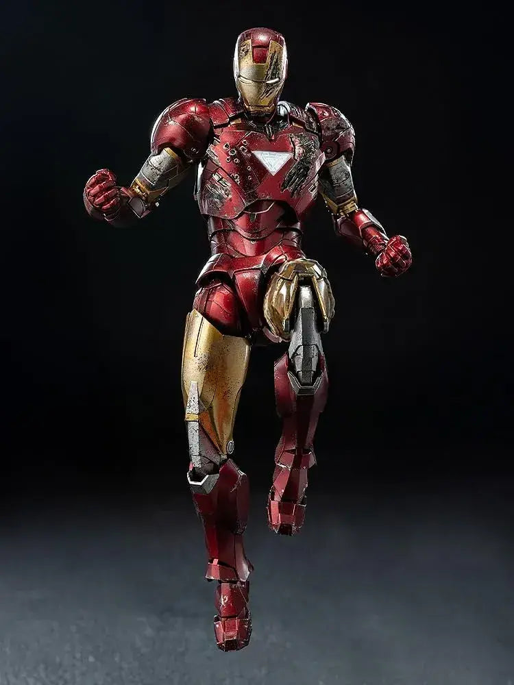 threezero Iron Man Mark 6 Battle-Scarred DLX Figure & Accessories