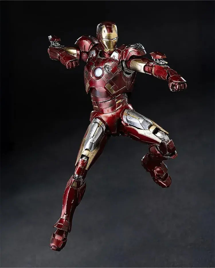 threezero Marvel Iron Man Mark 7 Battle Damage Figure 6.9-Inch