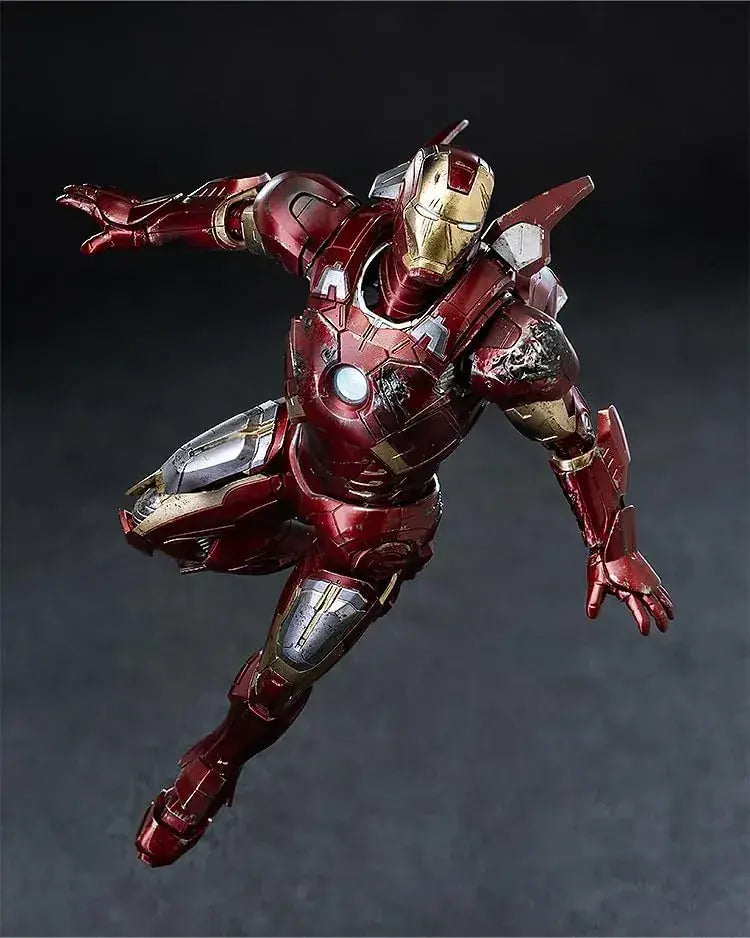 threezero Marvel Iron Man Mark 7 Battle Damage Figure 6.9-Inch