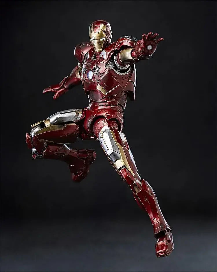 threezero Marvel Iron Man Mark 7 Battle Damage Figure 6.9-Inch