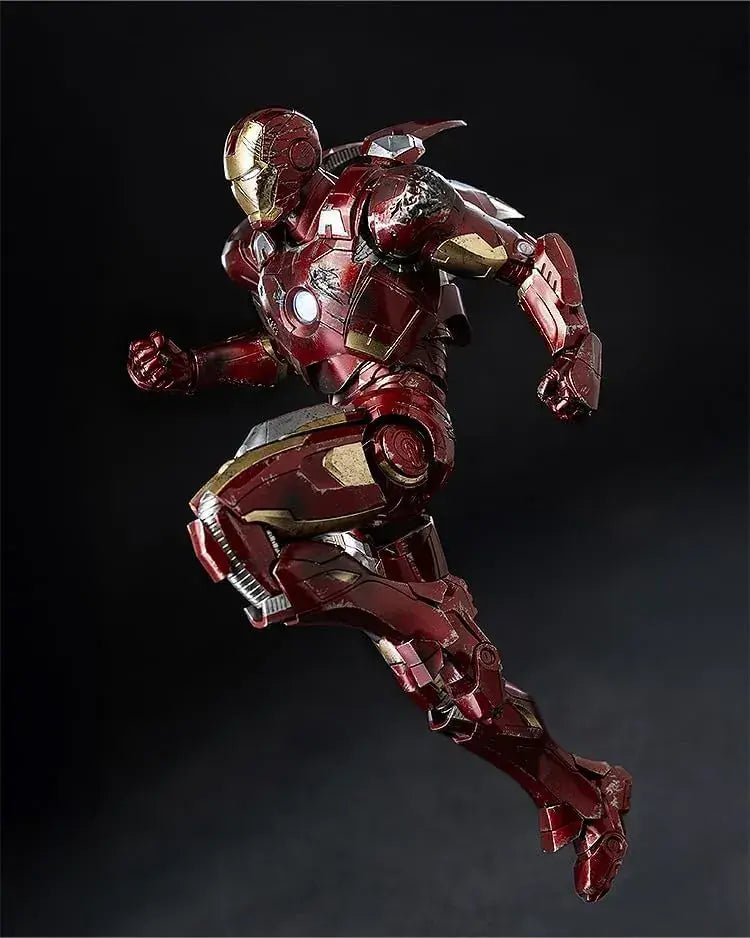 threezero Marvel Iron Man Mark 7 Battle Damage Figure 6.9-Inch