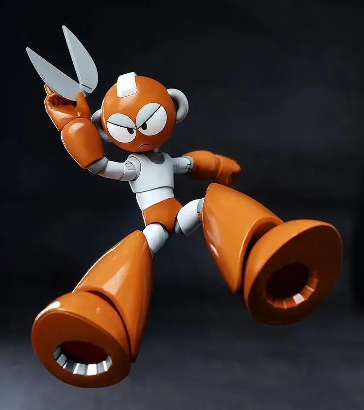 threezero MDLX Mega Man Cutman Poseable Figure, 12.1 cm Model