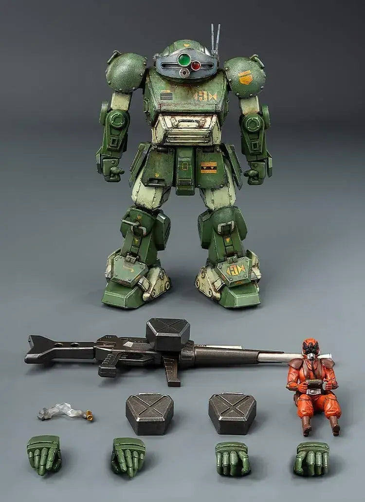 threezero Scope Dog Poses Armored Cavalry Heavy Weathering Figure Edition