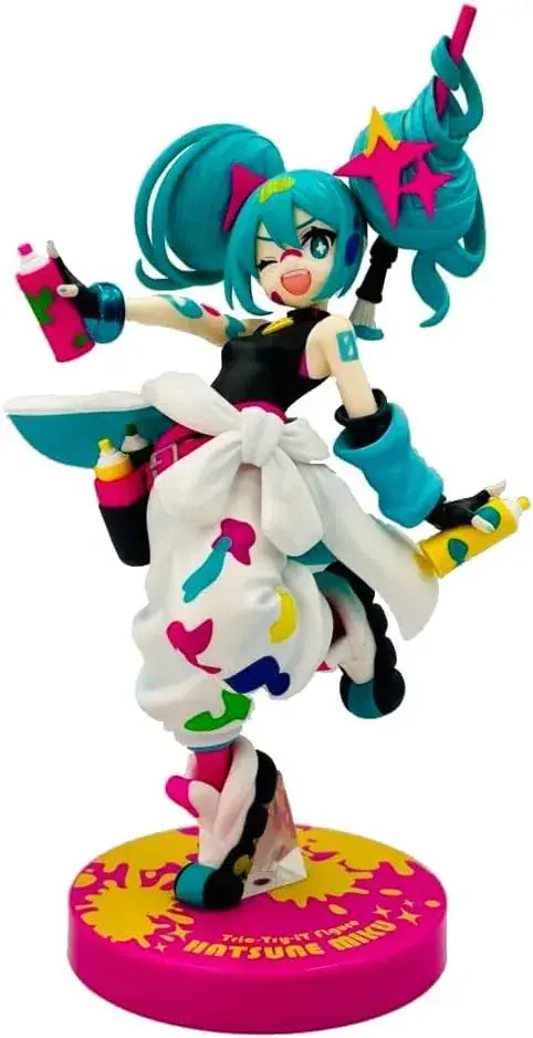 Thunder Tech Hatsune Miku Trio Try iT Paint Girl Figure 7.5-inch
