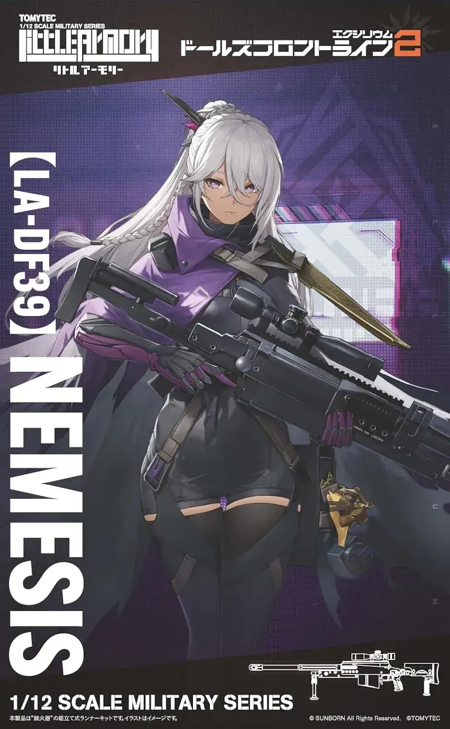 Tomytec DF39 Little Armory Nemesis 1/12 Figure Assembly Kit Model
