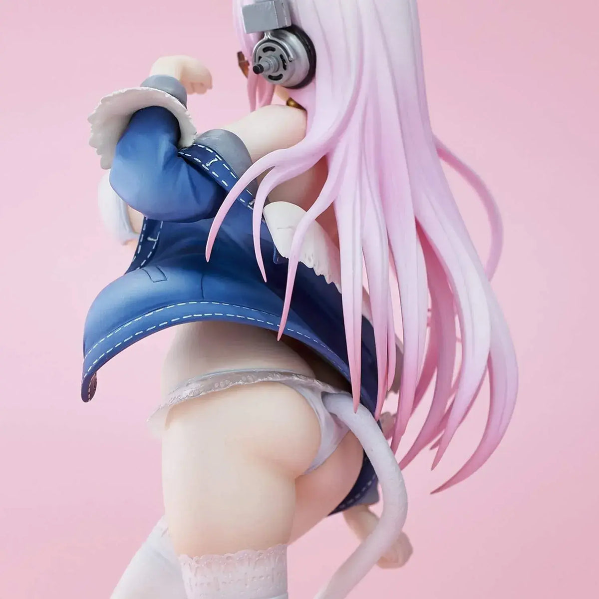 Union Creative Super Sonico White Cat PVC ABS Figure 270mm