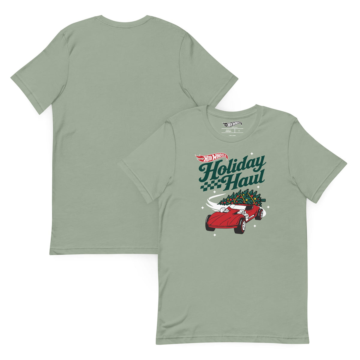 Hot Wheels Holiday Haul Green T-shirt