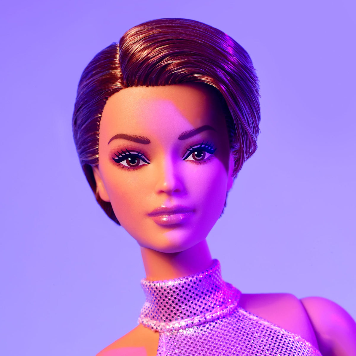 Barbie Looks Doll #22 (Petite, Short Auburn Hair)