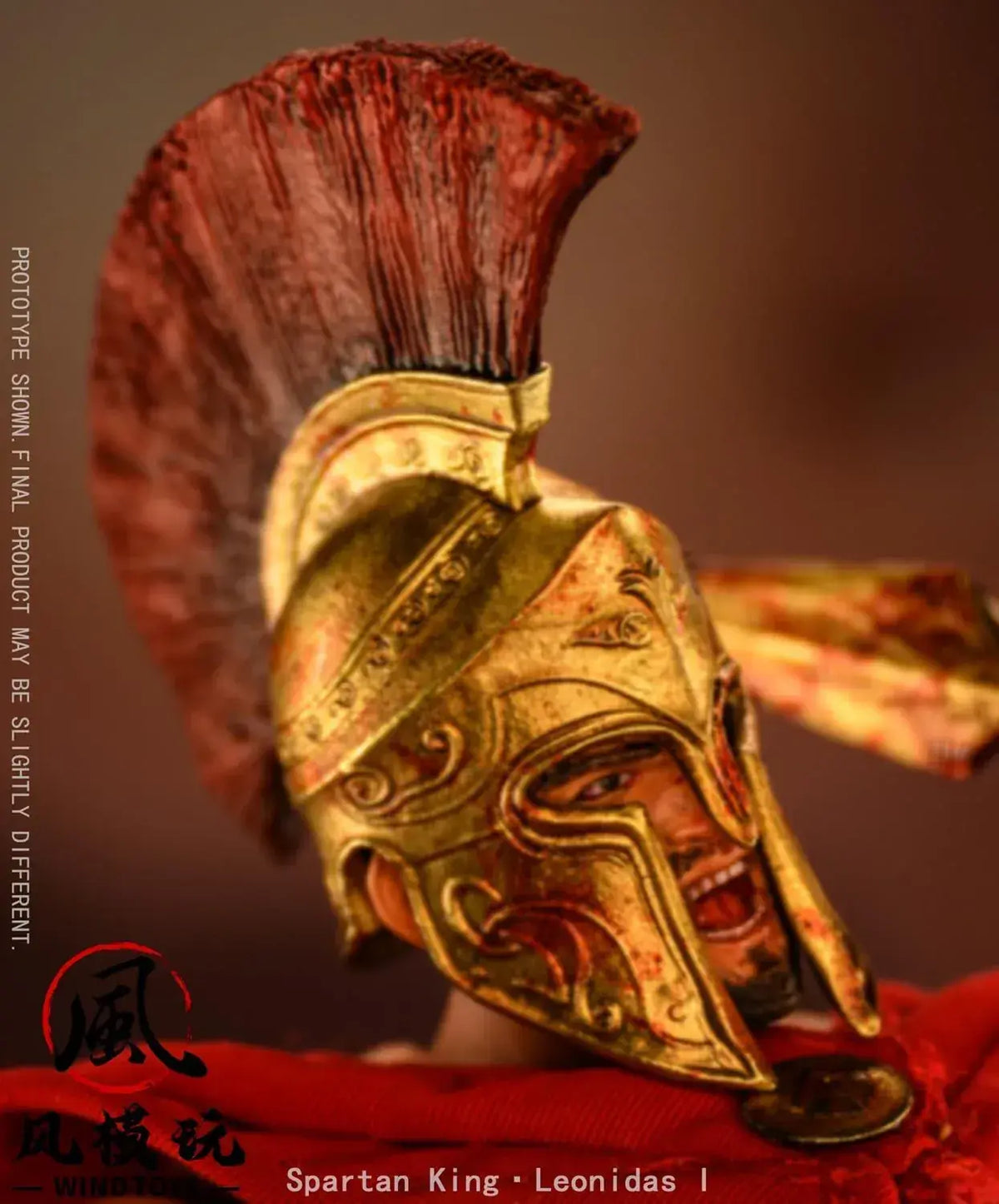 Wind Toys Leonidas I Damaged Version 1:12 Scale PVC/ABS Figure