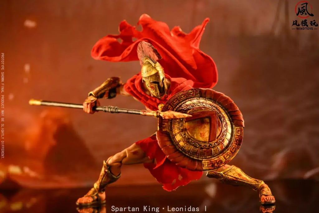 Wind Toys Leonidas I Damaged Version 1:12 Scale PVC/ABS Figure
