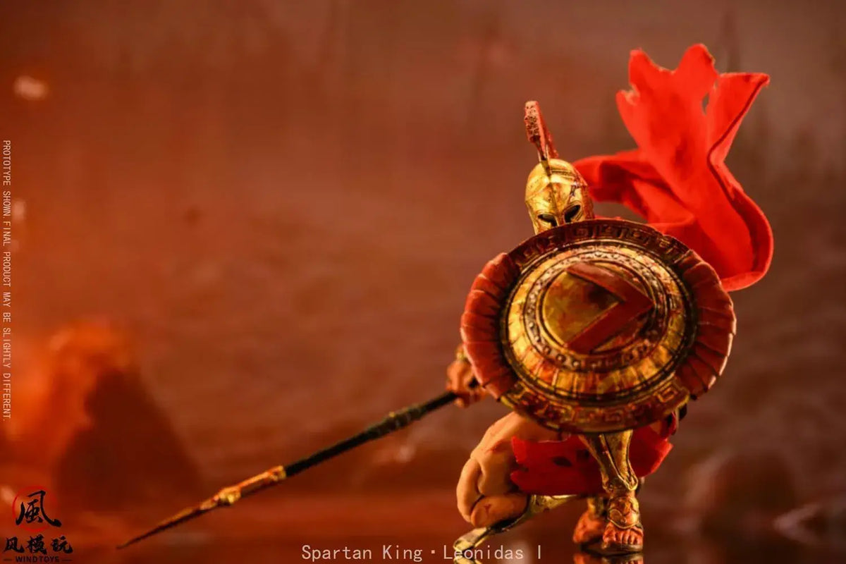Wind Toys Leonidas I Damaged Version 1:12 Scale PVC/ABS Figure