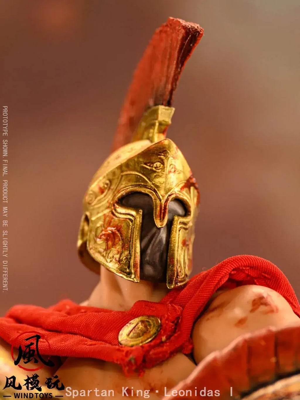 Wind Toys Leonidas I Damaged Version 1:12 Scale PVC/ABS Figure