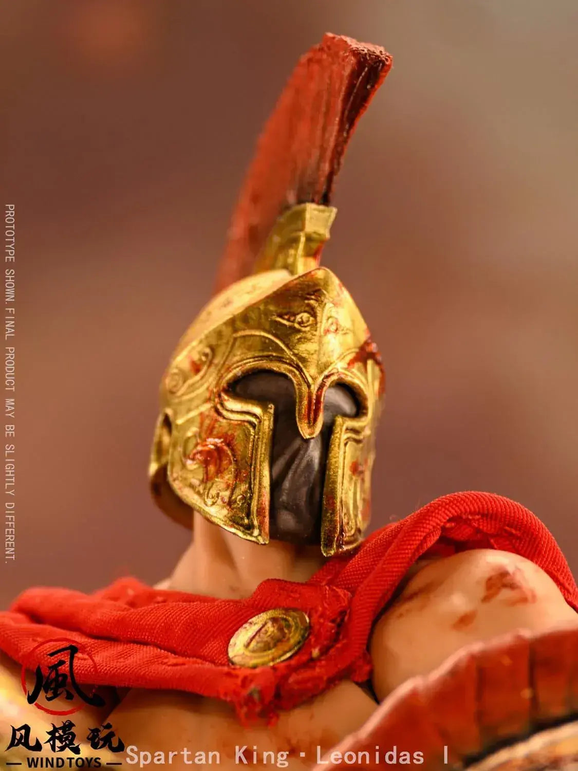 Wind Toys Leonidas I Damaged Version 1:12 Scale PVC/ABS Figure