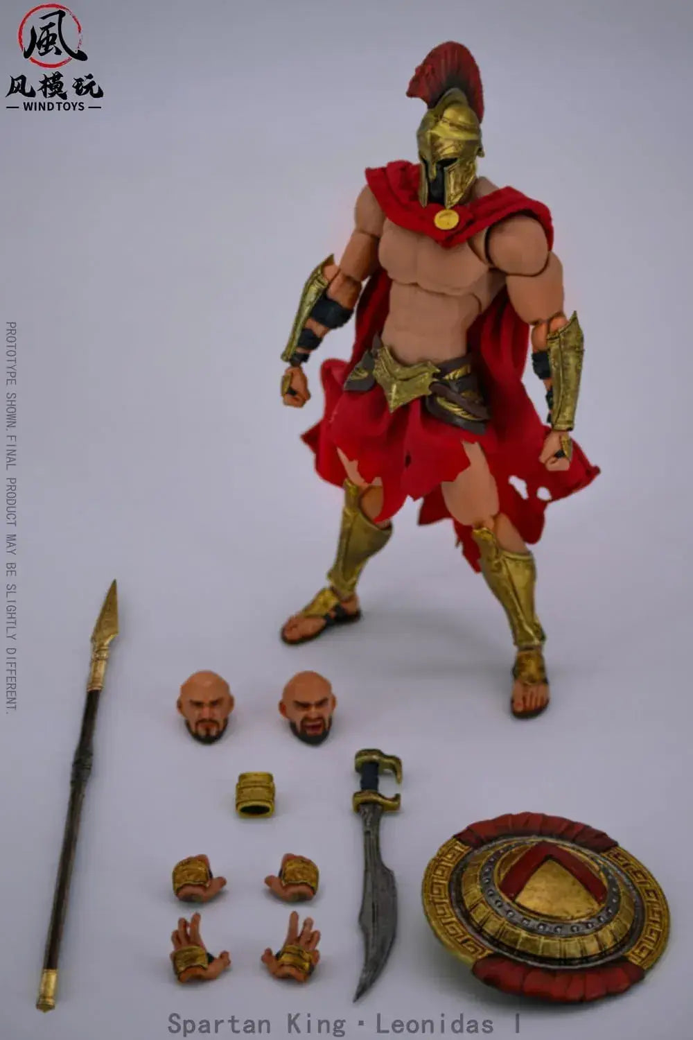 Wind Toys Spartan King Leonidas I Historical Figure 1/12 Scale
