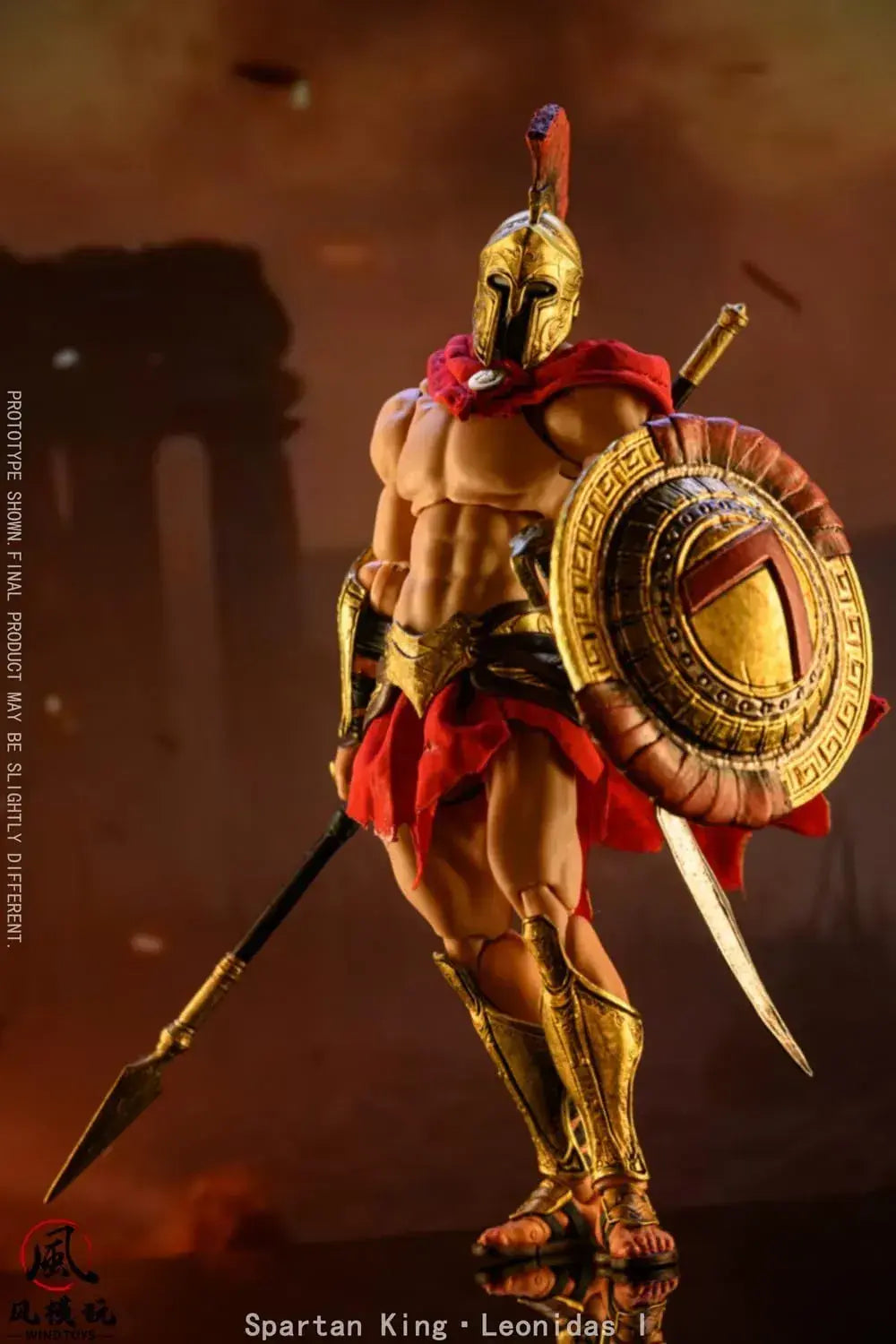 Wind Toys Spartan King Leonidas I Historical Figure 1/12 Scale