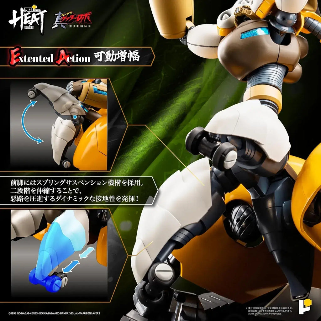 Winelot Limited Pose Plus Metal Heat Shin Getter 3 Figure Adjustable