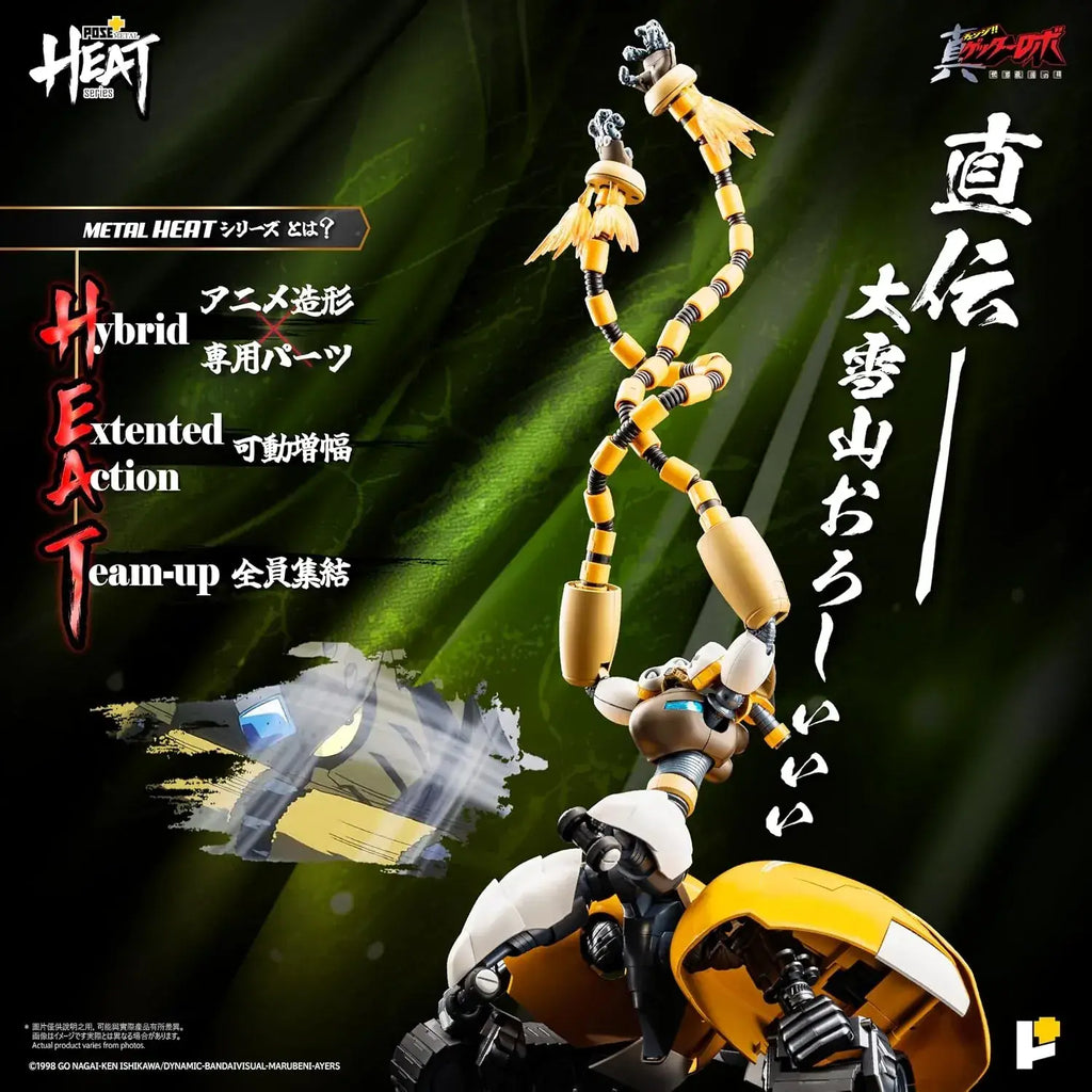 Winelot Limited Pose Plus Metal Heat Shin Getter 3 Figure Adjustable