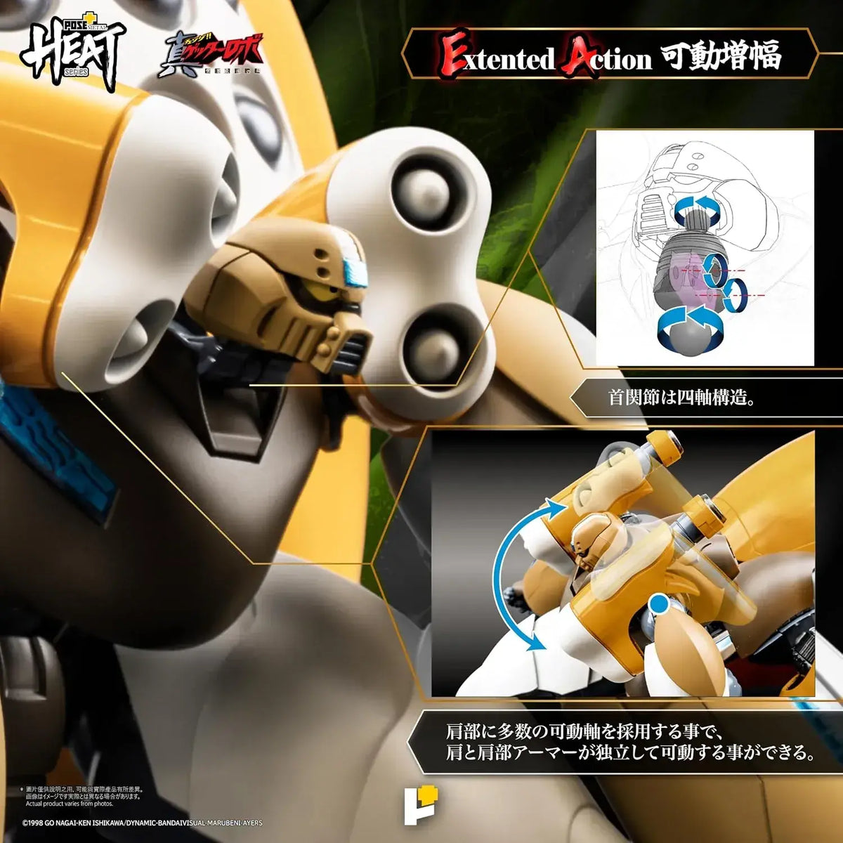 Winelot Limited Pose Plus Metal Heat Shin Getter 3 Figure Adjustable