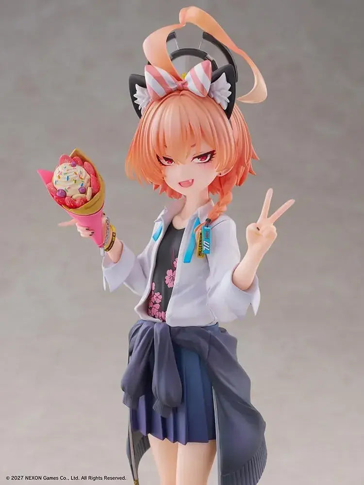 Wing Blue Archive Neru School Uniform Figure Face Part Removal
