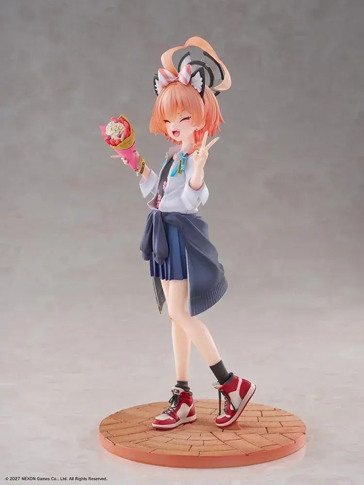 Wing Blue Archive Neru School Uniform Figure Face Part Removal