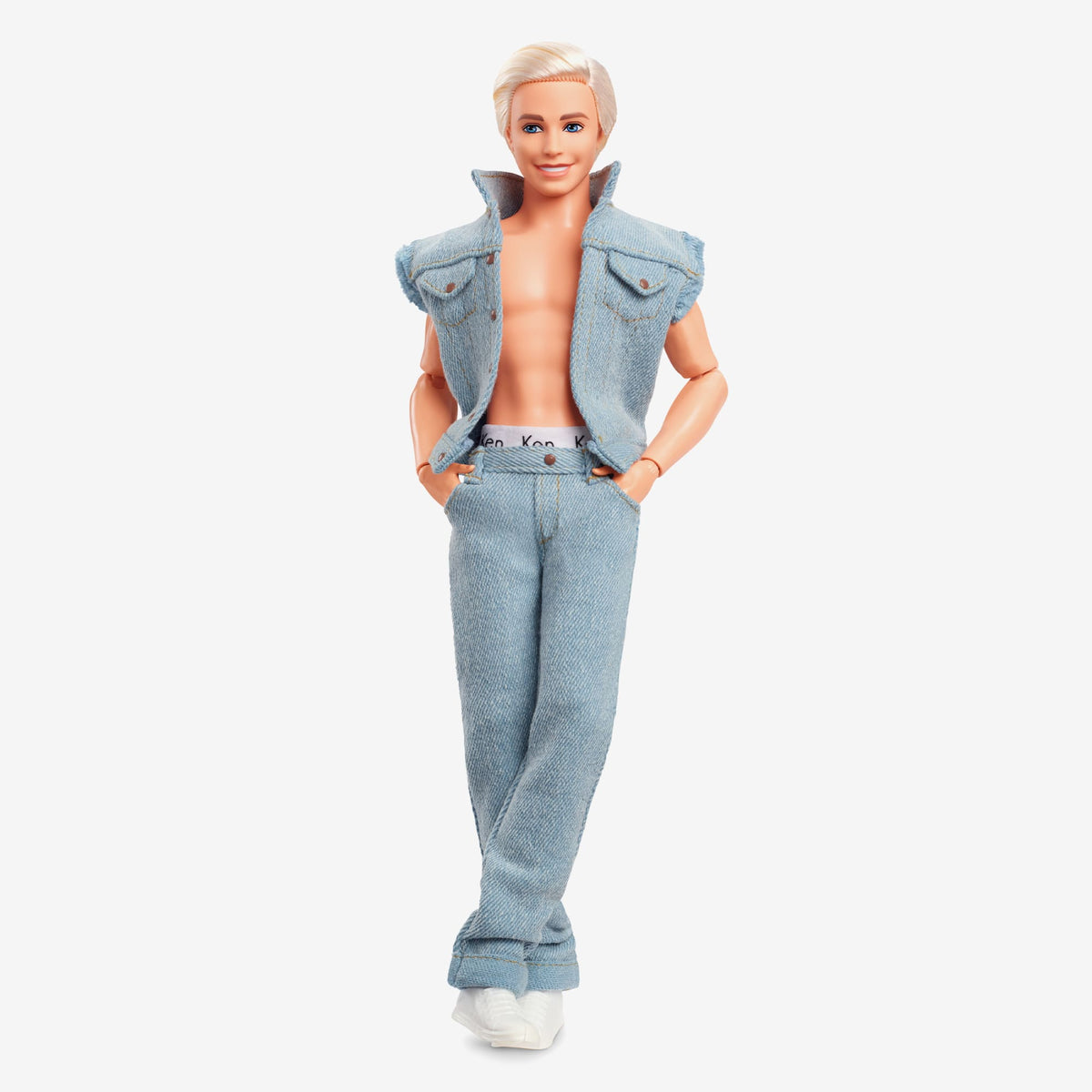 Ken Doll Wearing Denim Matching Set – Barbie The Movie