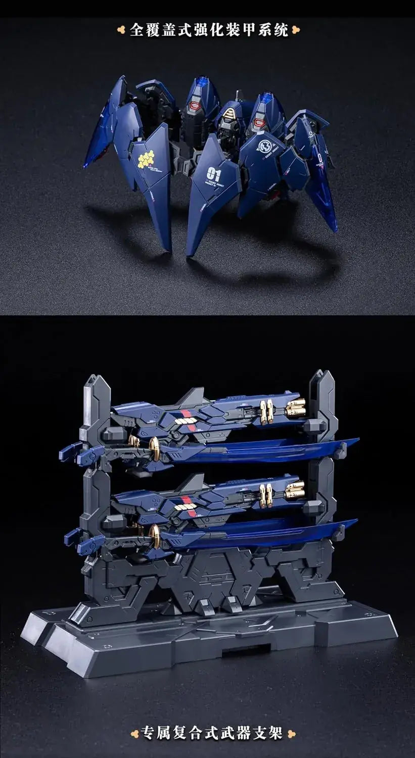 Xiaot Dragon Emblem Leiyou 1/100 Scale Blue Plastic Model Kit