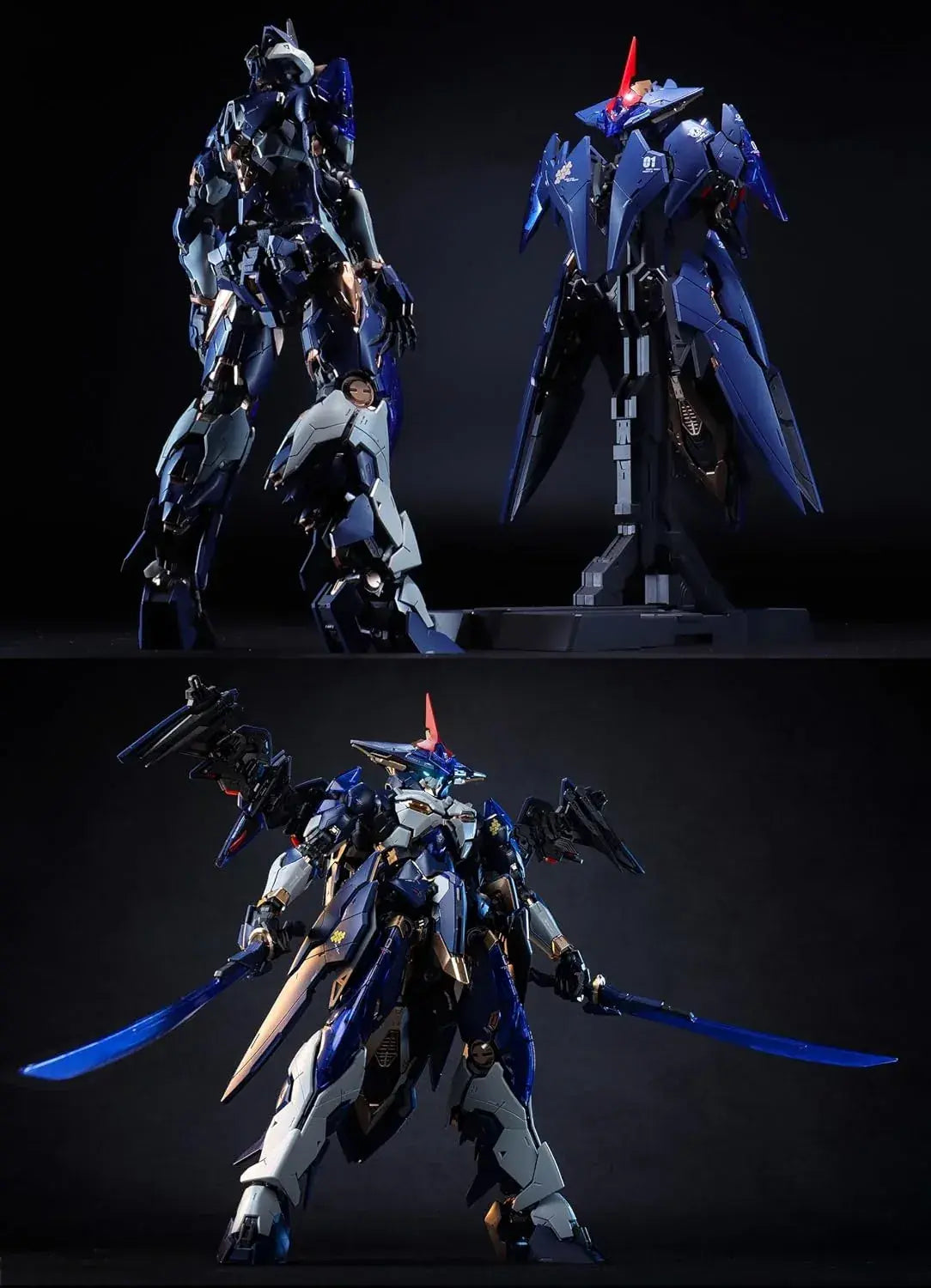 Xiaot Dragon Emblem Leiyou 1/100 Scale Blue Plastic Model Kit