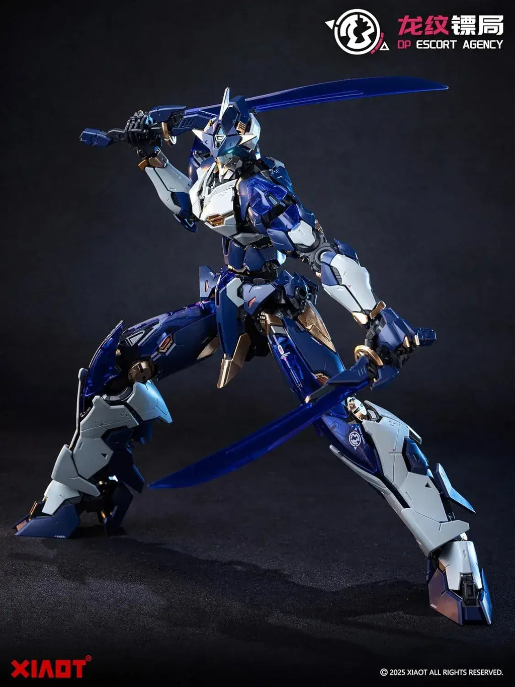 Xiaot Dragon Emblem Leiyou 1/100 Scale Blue Plastic Model Kit