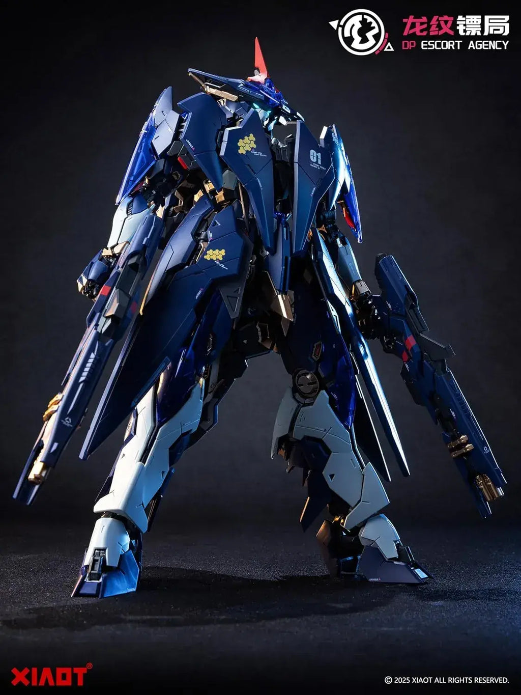 Xiaot Dragon Emblem Leiyou 1/100 Scale Blue Plastic Model Kit