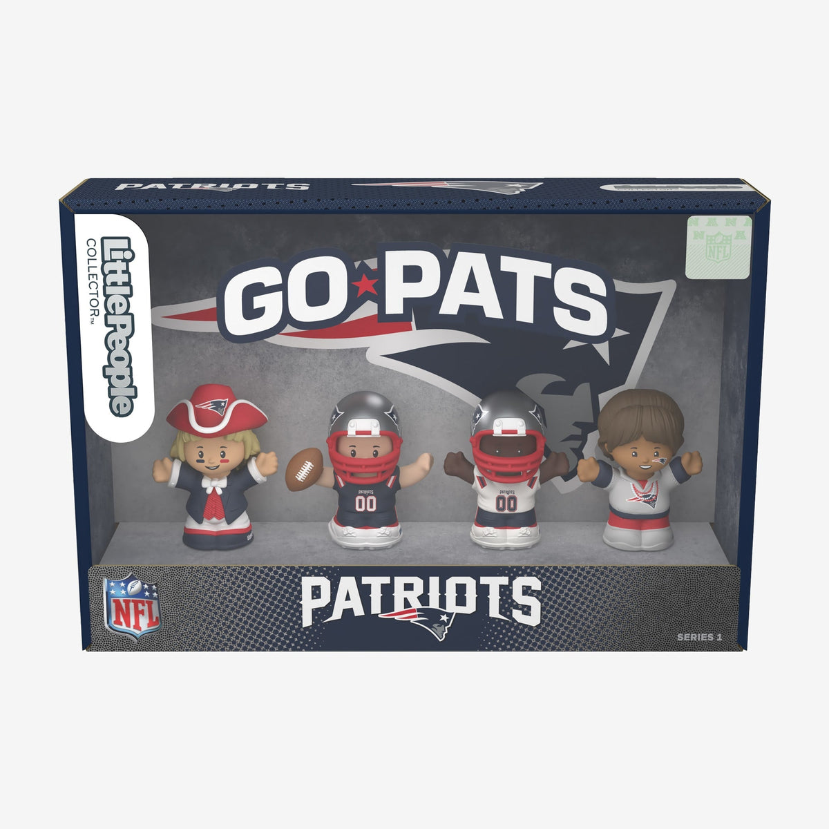Little People Collector x NFL New England Patriots Set