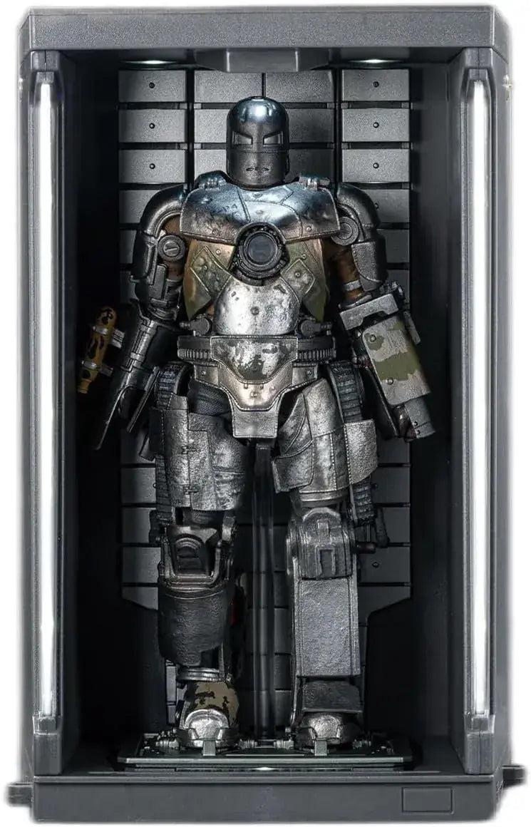 ZD Toys Iron Man MK1 Figure Hall of Armor Articulated Toy Set