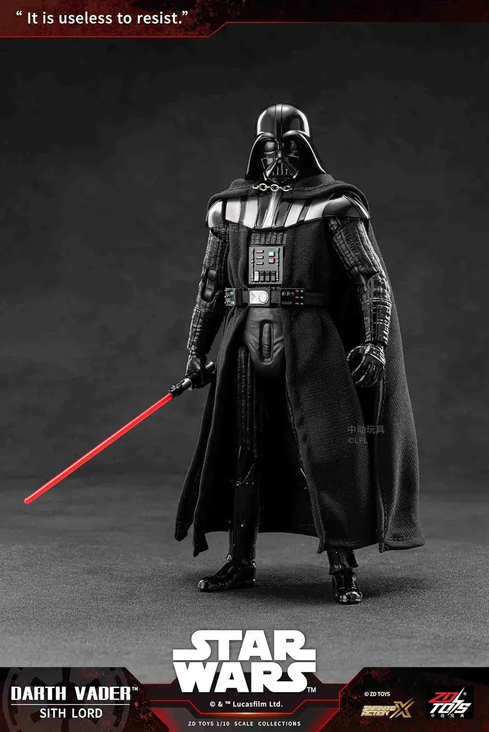 ZD Toys Star Wars Darth Vader Figure, 7-Inch Toys Collectible