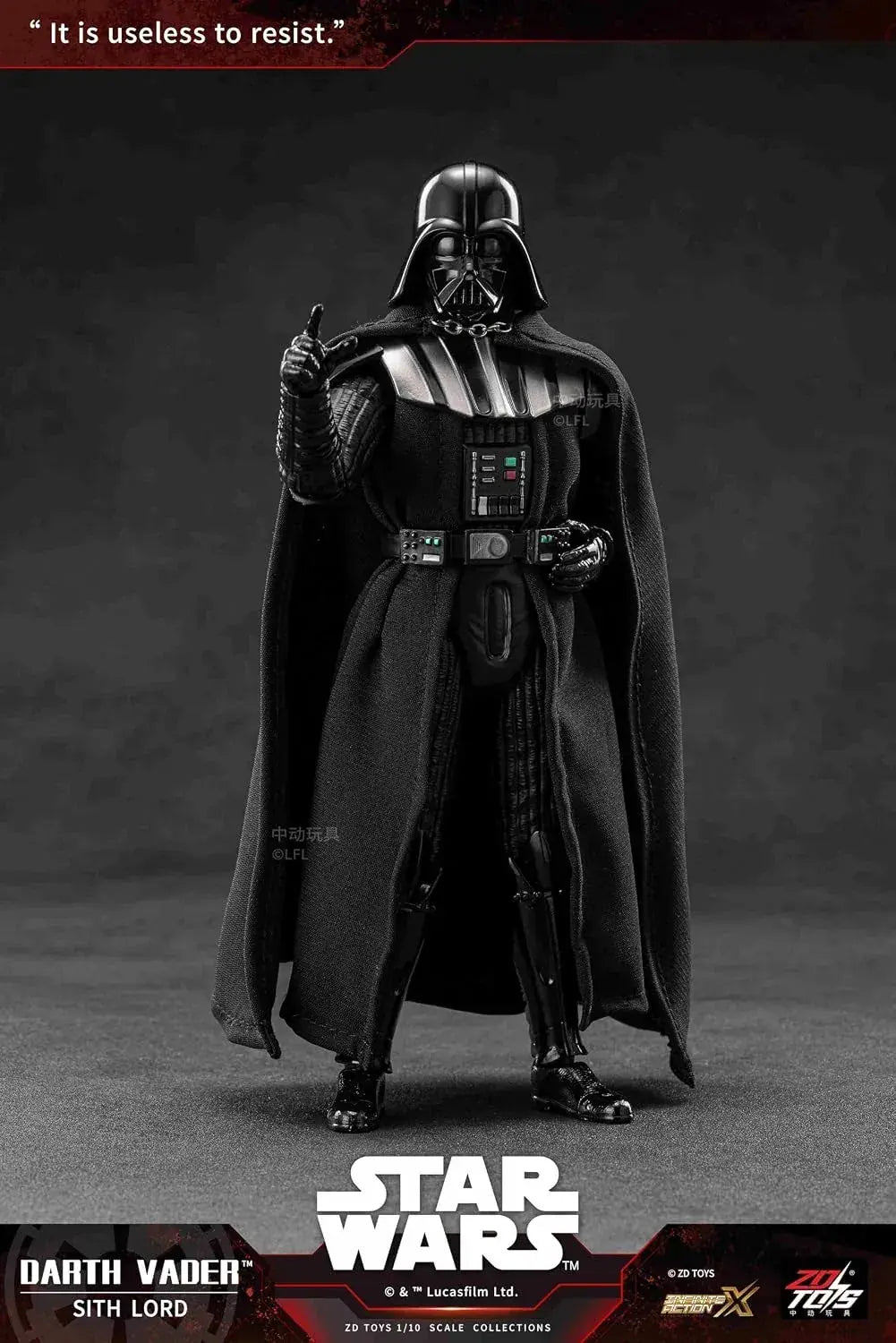 ZD Toys Star Wars Darth Vader Figure, 7-Inch Toys Collectible
